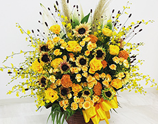 画像：生花アレンジメント